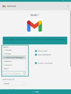 Rambox’s features for managing multiple email 