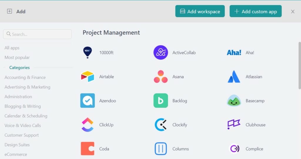 apps for project management