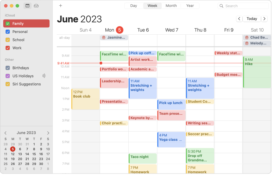 google calendar alternatives-apple calendar