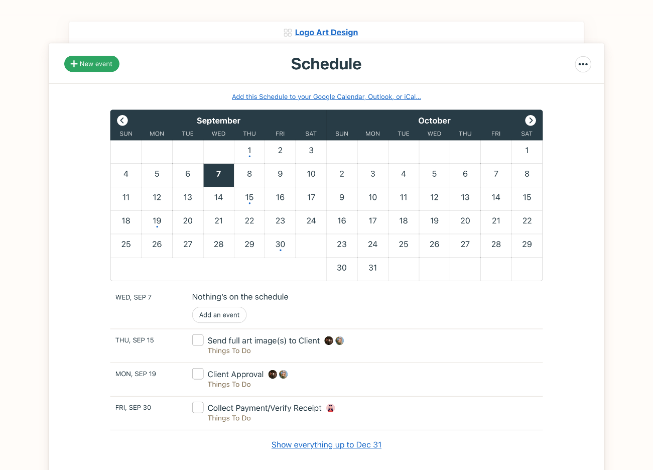 google calendar alternatives-basecamp calendar
