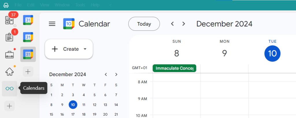 multiple Google Calendar apps