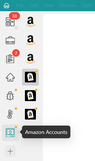 Multiple Amazon Accounts on Rambox