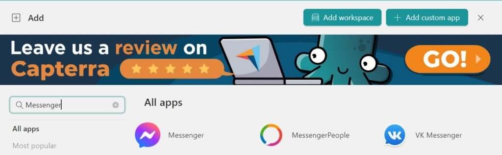 Add Messenger to Rambox - What is the easiest way to use Facebook Messenger without the app