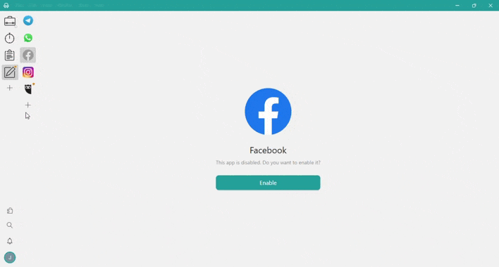 Cómo añadir Messenger a Rambox