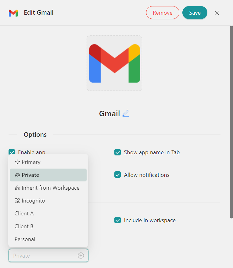 New Gmail profiles