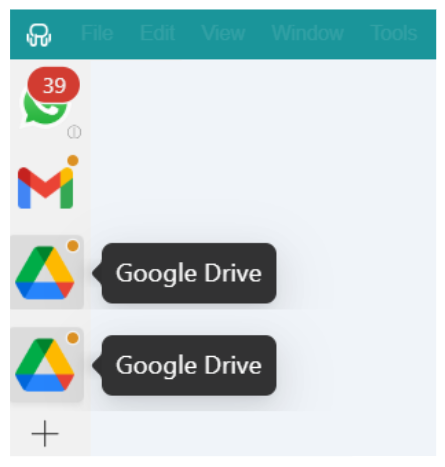 multiple google drive accounts on desktop-Rambox Basic