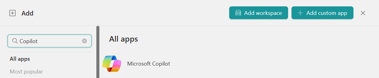 Add Copilot Rambox
