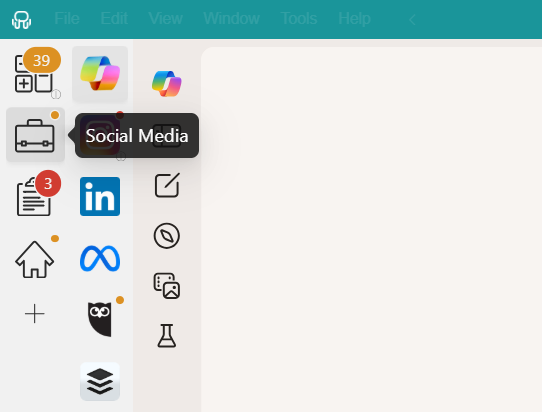 Artificial Intelligence apps in Rambox - Example