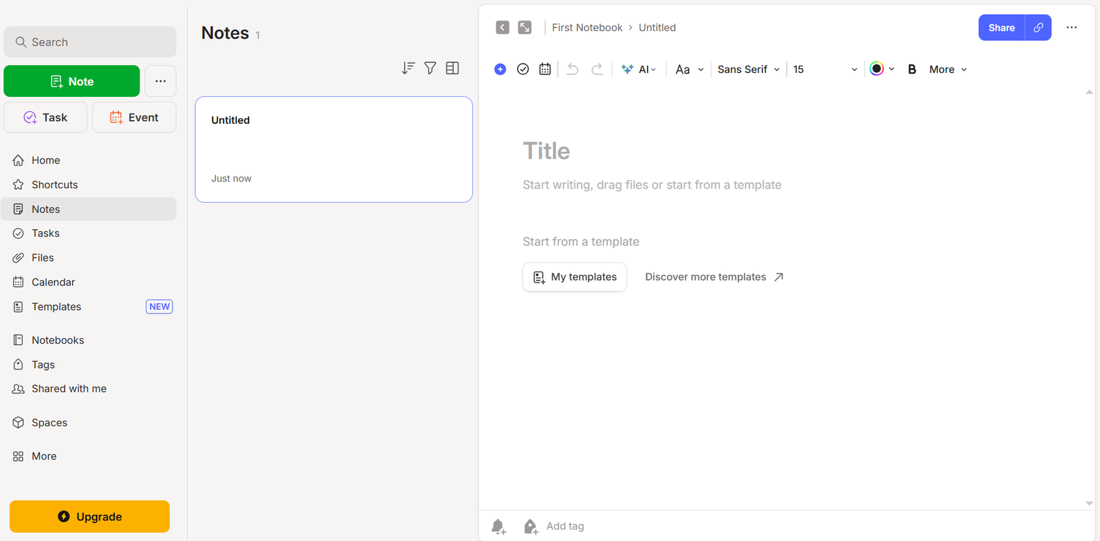 Evernote vs OneNote-Evernote experience