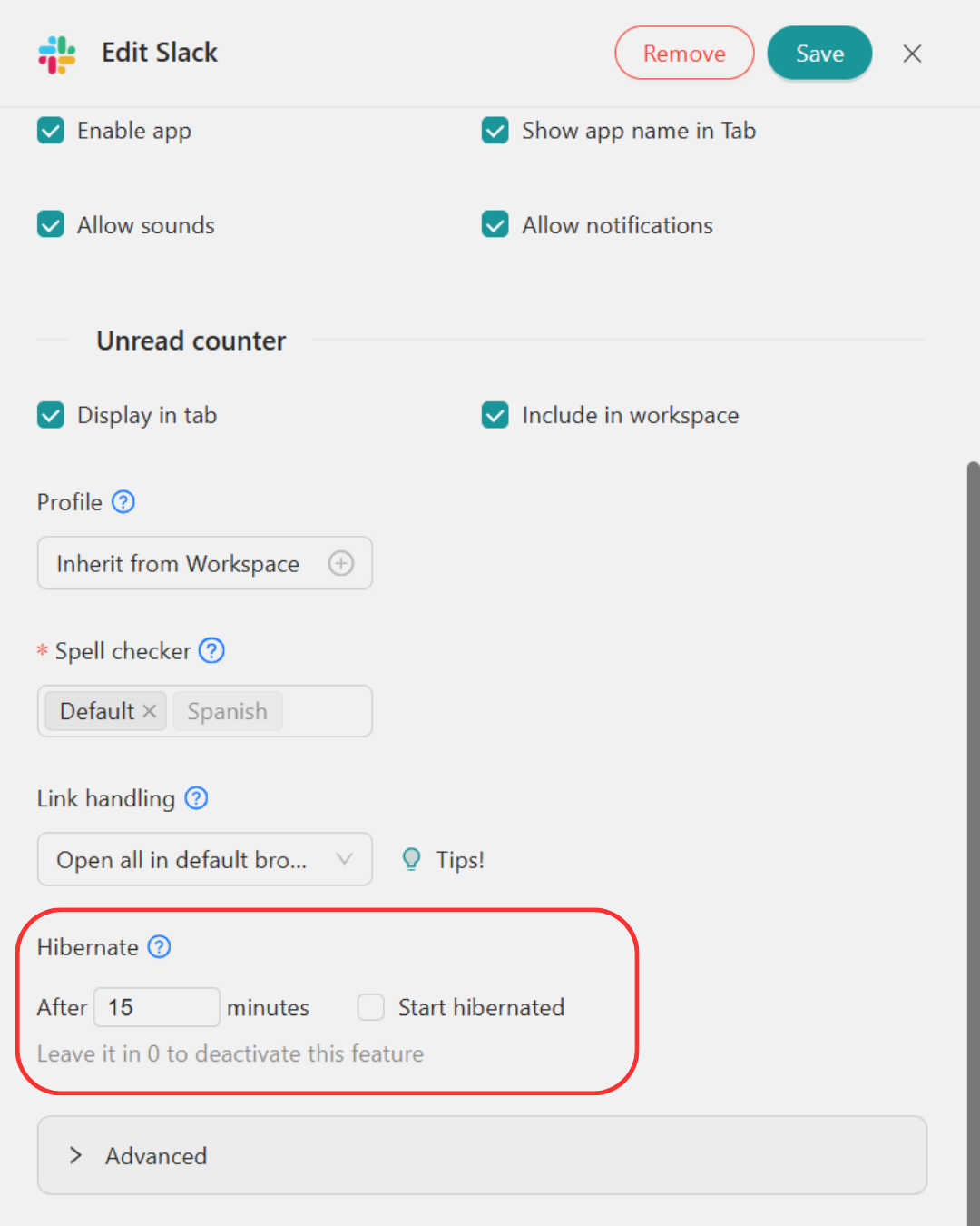 Hibernate apps - Rambox