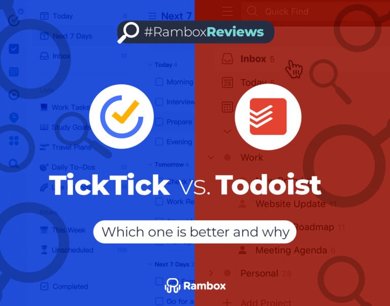 Ticktick Ticktick vs Todoist: Which One Is Better in 2026 And Why - Rambox